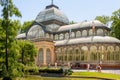 Madrid, Spain, July 20, 2018: Madrid - Palacio de Cristal or Crystal Palace in Buen Retiro park Royalty Free Stock Photo