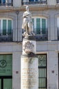 Support Ukraine action on Gate of the Sun in Madrid, Spain