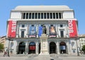 MADRID, SPAIN - JULY 2, 2019: Teatro Real Royal Theatre is a major opera house located in Madrid Royalty Free Stock Photo