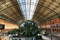 Beautiful Atocha railway station in Madrid