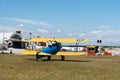 Boeing Stearman Kaydet aircraft during Air Show