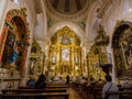 Interior of the Convent de las Trinitarias Descalzas, where is the burial of the writer Cervantes