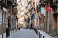 Street view of Lavapies Quarter in Madrid