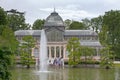 Crystal Palace in the Retiro Park in Madrid Royalty Free Stock Photo