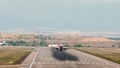 4K VIdeo of a plane, Airbus A320 of the Aegan airlines taking off from the runway