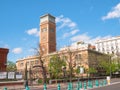 Main facade of the Casa ÃÂrabe located in the Aguirre Schools in the city of Madrid Royalty Free Stock Photo