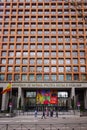 Main facade of the Spanish Ministry of Health, where the crisis of Covid-19 is being managed Royalty Free Stock Photo