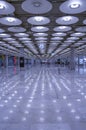 Madrid, Spain - MARCH 22 2018: Barajas International Airport Terminal interior. Duty free Madrid Arrival shop inside Adolfo Royalty Free Stock Photo