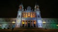 Views of Cathedral Santa Maria la Real de la Almudena, Madrid, Spain Royalty Free Stock Photo