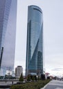 Cuatro Torres Business Area (CTBA) building skyscrapers, in Madrid, Spain