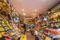 Fruit vegetable shop on the street of the city of Madrid. Royalty Free Stock Photo