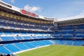 View Santiago Bernabeu football stadium