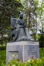 Monument to Sor Juana Ines de la Cruz located on the gardens on Calle de Ferraz in Madrid