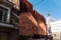 Outdoors view of CaixaForum building in Madrid Royalty Free Stock Photo