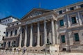 Palacio de las Cortes building in Madrid house of the Spanish Congress of Deputies