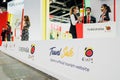Madrid, Spain - May 20, 2021: Promotional stand of TourespaÃÂ±a, state agency for the promotion of tourism in Fitur