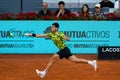 Madrid, Spain- May 1, 2023: Tennis match between Carlos Alcaraz and Grigor Dimitrov.