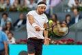 Madrid, Spain- May 1, 2023: Tennis match between Carlos Alcaraz and Grigor Dimitrov.