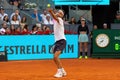 Madrid, Spain- May 1, 2023: Tennis match between Carlos Alcaraz and Grigor Dimitrov.