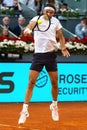 Madrid, Spain- May 1, 2023: Tennis match between Carlos Alcaraz and Grigor Dimitrov.