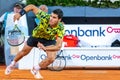 Madrid, Spain- May 1, 2023: Tennis match between Carlos Alcaraz and Grigor Dimitrov.