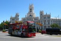 Touristic double-decker bus in Madrid, Spain Royalty Free Stock Photo
