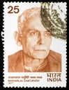 Makhanlal Chaturvedi (1889 - 1968), an Indian poet, writer, essayist, playwright and a journalist