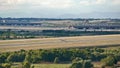 Mitsubishi Crj -1000 aircraft of the Iberia Regional airline taking off from Madrid Barajas airport Royalty Free Stock Photo