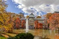 Madrid, Spain - Nov 24, 2018: Crystal Palace Palacio de Cristal