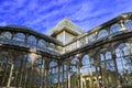 Madrid, Spain - November 18, 2023, Panorama of Palacio de Cristal , Glass Palace, in Buen Retiro Park in Madrid, Spain Royalty Free Stock Photo