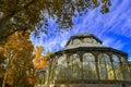 Madrid, Spain - November 18, 2023, Panorama of Palacio de Cristal , Glass Palace, in Buen Retiro Park in Madrid, Spain Royalty Free Stock Photo