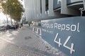 Madrid, Spain. Oct 19: Repsol Headquarters on Mendez Alvaro Street, Madrid