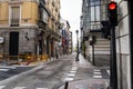 Barquillo Street in Chueca quarter in Central Madrid Royalty Free Stock Photo
