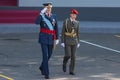 Madrid, Spain- October 12, 2023: Military parade in Madrid to celebrate Hispanic Day.