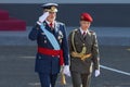 Madrid, Spain- October 12, 2023: Military parade in Madrid to celebrate Hispanic Day.