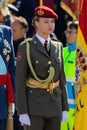 Madrid, Spain- October 12, 2023: Military parade in Madrid to celebrate Hispanic Day.