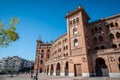 Outdoor view of Bullring of Las Ventas in Madrid Royalty Free Stock Photo