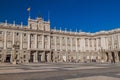 MADRID, SPAIN - OCTOBER 25, 2017: Royal Palace (Palacio Real) in Madrid, Spa Royalty Free Stock Photo