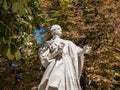 Madrid, Spain, October7, 2019. Statue of Berenguela of Castille died 1246 El Retiro Park, Madrid, Spain