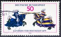 500th Anniversary, tournament knight on horseback with lance