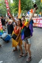 2023 07 01 Madrid, Spain. Pride Parade, This is the climax of the Madrid Pride, the biggest pride parade in Europe