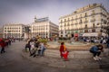 Madrid, Spain - Puerta del Sol city square Royalty Free Stock Photo