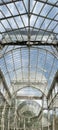 Madrid, Spain - SEPT, 2019: interior view of Palacio de Cristal, The Crystal Palace Royalty Free Stock Photo