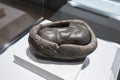 Stone sculpture depicting a fetus within an uterus, Inca Culture
