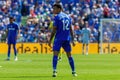 Madrid, Spain September 30, 2023: League match between Getafe F. C and Villareal. Football players. Royalty Free Stock Photo