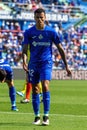 Madrid, Spain September 30, 2023: League match between Getafe F. C and Villareal. Football players. Royalty Free Stock Photo