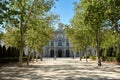 Building of the Supreme court, highest instance of the Spanish justice, behind the boulevard of the Plaza de Paris in Madrid