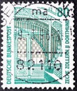 Zeche Zollern II Dortmund in vintage stamp
