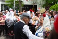 Older people dressed in traditional Madrilenian 