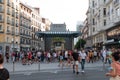 Elevator built by Antonio Palacios recently remodeled from the Gran VÃÂ­a subway station